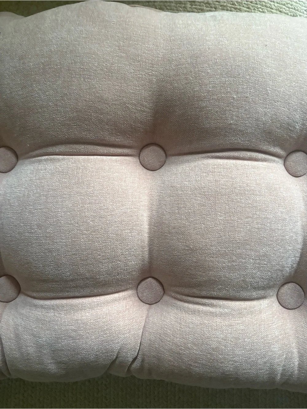 College Dorm Headbord Pillow Cushion in Blush Pink